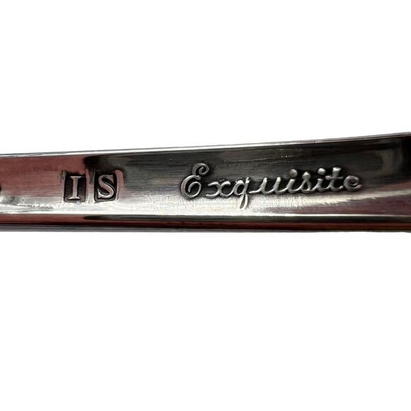 Vintage Wm Rogers IS Exquisite Lot of 6 Teaspoons Silverplate Flatware - Picture 2 of 6